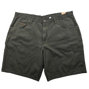 Big Smith Carpenter Shorts Mens 44‎ Dark Olive Green Cotton Ripstop Canvas NEW